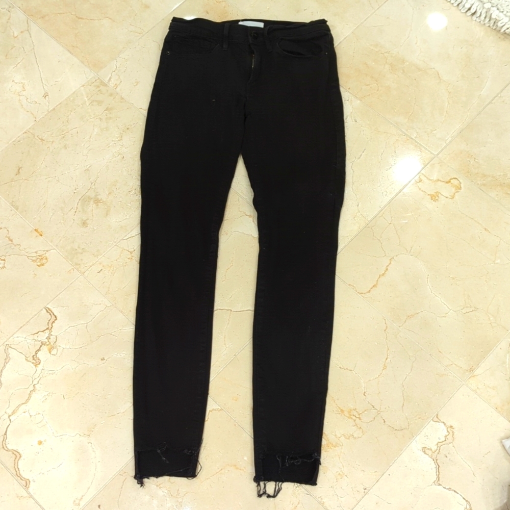 Frame le skinny de Jeanne black jeans Size 26